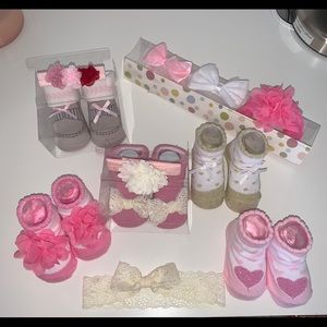 SOLD***Baby girl shoe/sock BUNDLE!